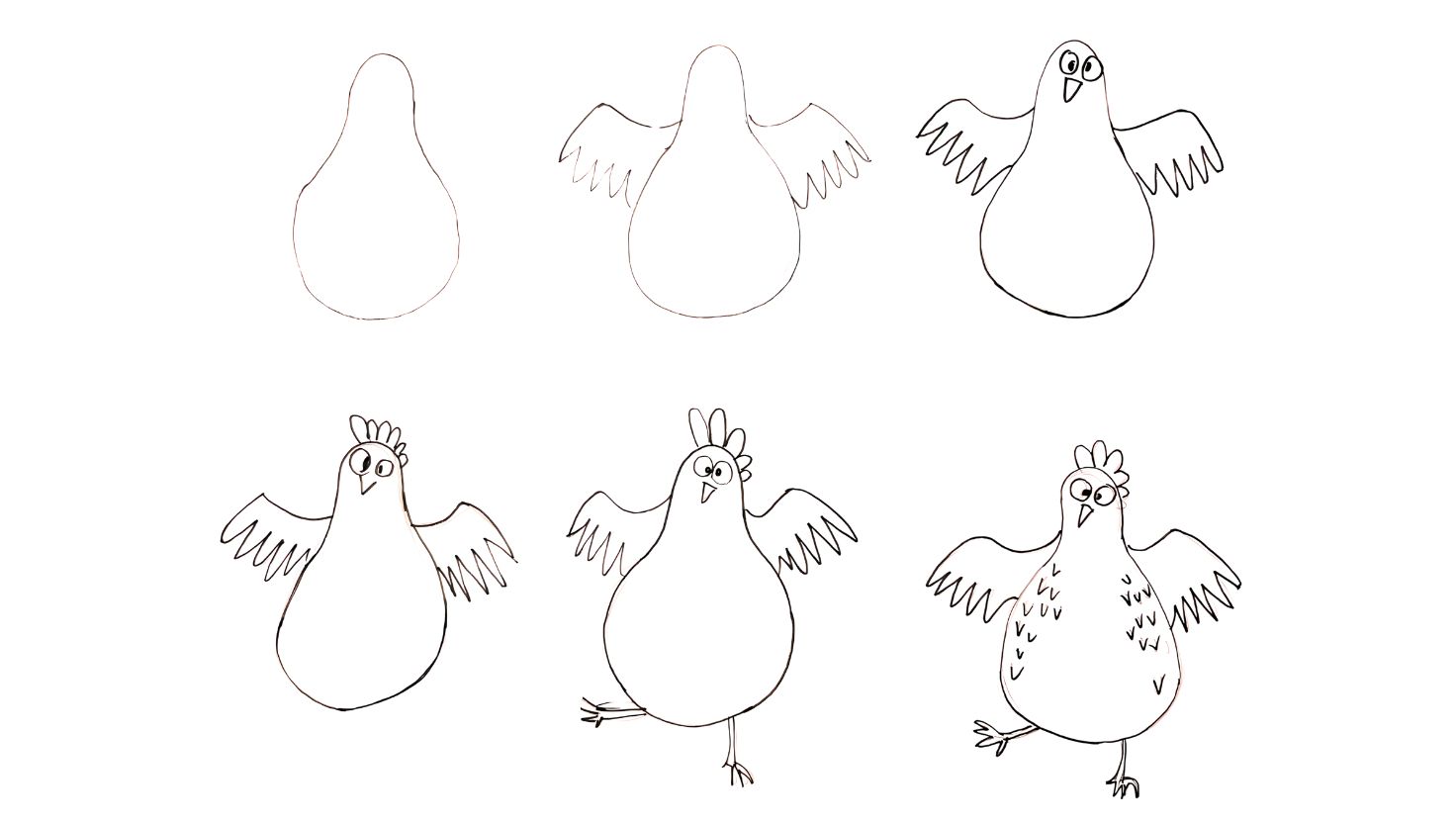 How to Draw a Bird: Step by Step